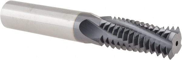 Allied Machine and Engineering - 7/8-9 UN, 0.62" Cutting Diam, 4 Flute, Solid Carbide Helical Flute Thread Mill - Internal/External Thread, 1-3/8" LOC, 4" OAL, 5/8" Shank Diam - Apex Tool & Supply