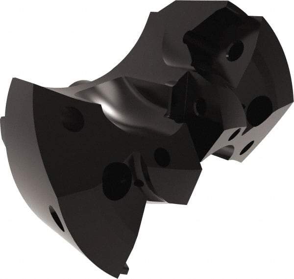 Allied Machine and Engineering - Series APX 57, 61.12mm Max Diam Pilot Insert Drill Head - T-A 2 Pilot Drill, 1" Pilot Drill Diam, 2 Nonpilot Inserts - Apex Tool & Supply
