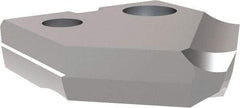 Allied Machine and Engineering - 17.5mm Diam x 1/8" Thick, Seat Code 0, 90° Included Angle Spade Drill Insert - TiCN Coated, Cobalt, Grade Super Cobalt, Series T-A - Apex Tool & Supply