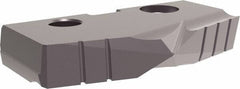 Allied Machine and Engineering - 39mm Diam x 1/4" Thick, Seat Code 3, 150° Included Angle Spade Drill Insert - TiAlN Coated, Cobalt, Grade Super Cobalt, Series T-A - Apex Tool & Supply