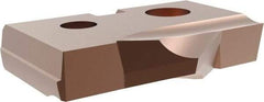 Allied Machine and Engineering - 18mm Diam x 5/32" Thick, Seat Code 1, 90° Included Angle Spade Drill Insert - AM200 Coated, Cobalt, Grade Super Cobalt, Series T-A - Apex Tool & Supply