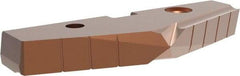 Allied Machine and Engineering - 96mm Diam x 7/16" Thick, Seat Code 7, 144° Included Angle Spade Drill Insert - AM200 Coated, Cobalt, Grade Super Cobalt, Series GEN2 T-A - Apex Tool & Supply