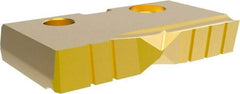 Allied Machine and Engineering - 38mm Diam x 1/4" Thick, Seat Code 3, Flat Bottom Spade Drill Insert - TiN Coated, Cobalt, Grade Super Cobalt, Series T-A - Apex Tool & Supply