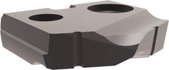 Allied Machine and Engineering - 13/32" Diam x 3/32" Thick, Seat Code Y, 132° Included Angle Spade Drill Insert - Diamond Coated, Carbide, Series T-A - Apex Tool & Supply