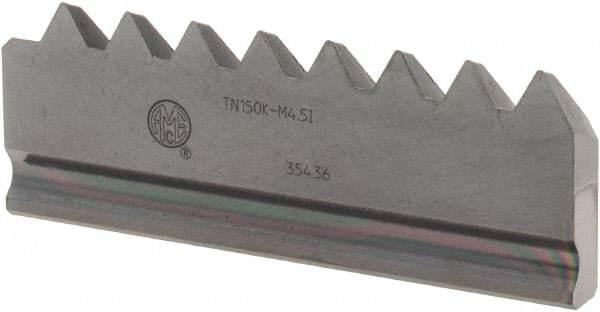 Allied Machine and Engineering - 4.5mm Pitch, Internal Thread, ISO Standard, TN Grade Thread Mill Insert - Carbide, AM210 Coating - Apex Tool & Supply