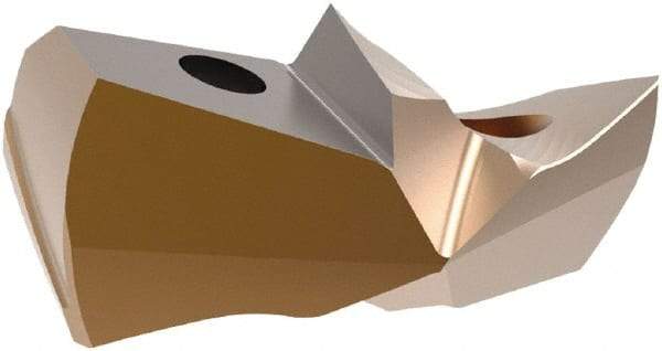 Allied Machine and Engineering - 33mm Diam, Seat Code 32, 140° Included Angle Spade Drill Insert - AM300 Coated, Carbide, Grade K35, Series GEN3SYS XT - Apex Tool & Supply