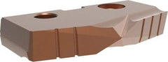 Allied Machine and Engineering - 39mm Diam x 1/4" Thick, Seat Code 3, 150° Included Angle Spade Drill Insert - AM200 Coated, Cobalt, Grade Super Cobalt, Series T-A - Apex Tool & Supply