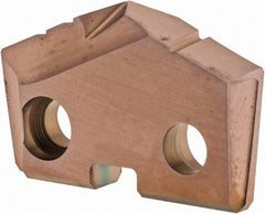 Allied Machine and Engineering - 24.5mm Diam x 3/16" Thick, Seat Code 2, 132° Included Angle Spade Drill Insert - AM200 Coated, Cobalt, Grade Super Cobalt, Series GEN2 T-A - Apex Tool & Supply