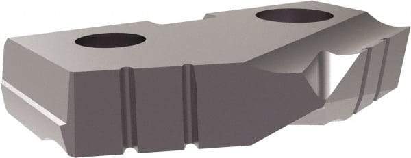 Allied Machine and Engineering - 33mm Diam x 3/16" Thick, Seat Code 2, 90° Included Angle Spade Drill Insert - TiAlN Coated, Cobalt, Grade Super Cobalt, Series T-A - Apex Tool & Supply