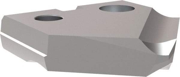 Allied Machine and Engineering - 24mm Diam x 5/32" Thick, Seat Code 1, 90° Included Angle Spade Drill Insert - TiCN Coated, Cobalt, Grade Super Cobalt, Series T-A - Apex Tool & Supply