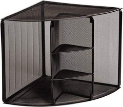 Rolodex - Black Desk Top Organizer - Mesh Metal - Apex Tool & Supply