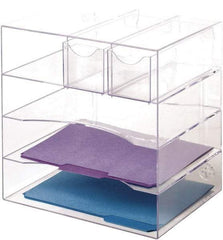 Rubbermaid - Clear Document Organizer - Plastic - Apex Tool & Supply
