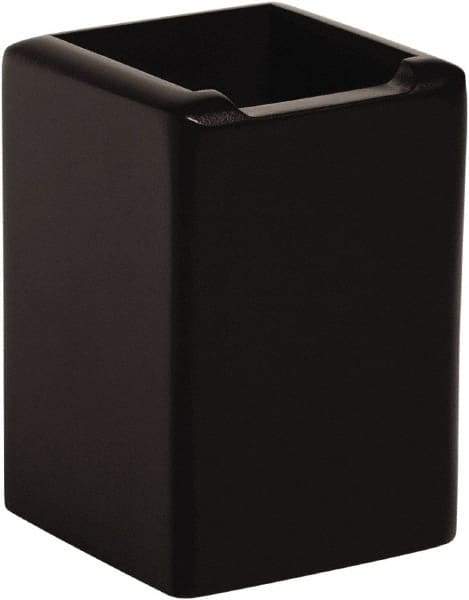 Rolodex - Black Pencil Holder - Wood, MDF, Laminate - Apex Tool & Supply