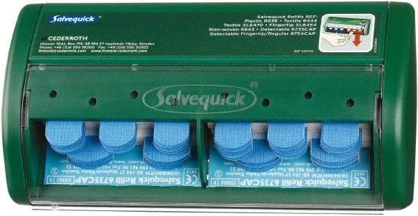 Medique - 36 Piece, 35 Person, Industrial First Aid Kit - 2-1/8" High, Plastic Wall Mount - Apex Tool & Supply