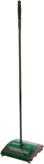 Bissell - 7-1/2" Sweeping Width, Dual Rubber Roter Walk Behind Sweeper - Manual Push - Apex Tool & Supply