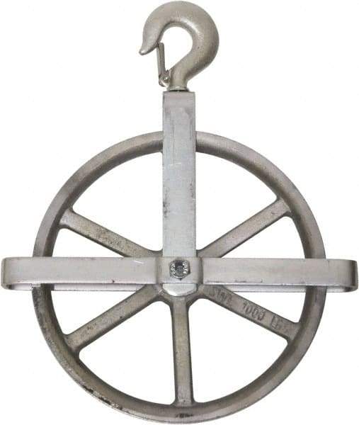 Value Collection - Blocks & Pulleys Type: Swivel Hook Block Rope Type: Fibrous - Apex Tool & Supply