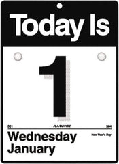 AT-A-GLANCE - 365 Sheet, 4-7/8 x 8", Wall Calendar - White - Apex Tool & Supply