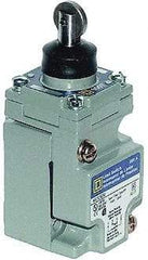 Square D - SPDT, NC/NO, 600 Volt Screw Terminal, Roller Plunger Actuator, General Purpose Limit Switch - 1, 2, 4, 6, 12, 13, 6P NEMA Rating, IP67 IPR Rating - Apex Tool & Supply