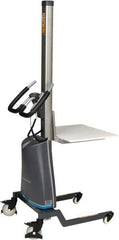 Presto Lifts - 185 Lb Capacity, 56" Lift Height, Battery Operated Lift - 5" Lowered Height, 9" Load Center, 15-3/4" Fork Length, 18-1/8" Overall Width - Apex Tool & Supply