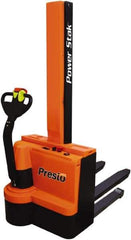 Presto Lifts - 2,200 Lb Capacity, 62" Lift Height, Battery Operated Power Stocker Lift - Apex Tool & Supply