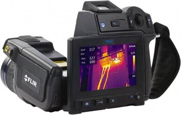 FLIR - -40 to 3,632°F (-40 to 2,000°C) Thermal Imaging Camera - 4.3" Color LCD Display, 1000 Image Storage Capacity, 640 x 480 Resolution - Apex Tool & Supply