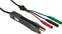 Extech - Black Electrical Test Equipment Component Tweezer - Use with LCR200 LCR Meters - Apex Tool & Supply