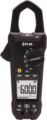FLIR - CM83-NIST, CAT IV, Digital True RMS Wireless Clamp Meter with 1.45" Clamp On Jaws - 1000 VAC/VDC, 600 AC/DC Amps, Measures Voltage, Capacitance, Current, Frequency, Resistance - Apex Tool & Supply
