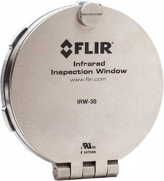 FLIR - 75mm (2.95\x94) Diam, Infrared Viewing Window - 2mm (0.08") Thickness, Use with Thermal Imagers - Apex Tool & Supply
