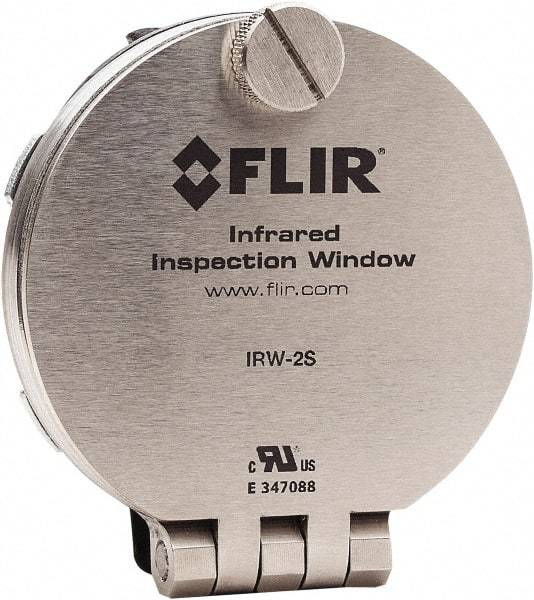 FLIR - 50mm (1.97\x94) Diam, Infrared Viewing Window - 2mm (0.08") Thickness, Use with Thermal Imagers - Apex Tool & Supply