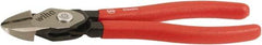 Wiha - 8" OAL, 0.138" Capacity, Cutting Pliers - Soft Grip Handle - Apex Tool & Supply