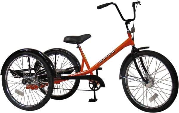 Worksman - Bicycles & Scooters Type: Industrial Tricycle Number of Wheels: 3 - Apex Tool & Supply