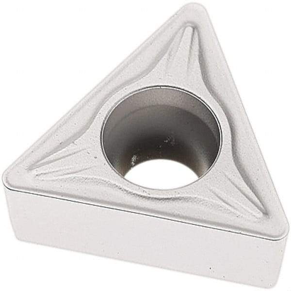 Seco - TCMT32.52 M5 Grade TP0501 Carbide Turning Insert - Al2O3 Finish, 60° Triangle, 3/8" Inscr Circle, 5/32" Thick, 1/32" Corner Radius - Apex Tool & Supply