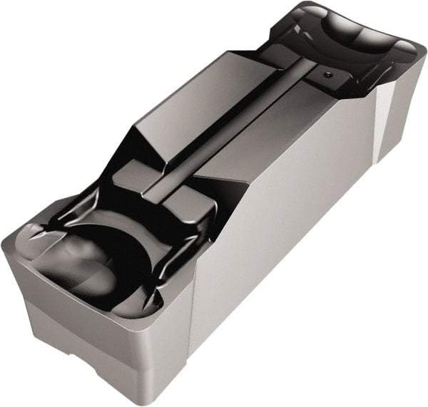 Sandvik Coromant - KN123 GM Grade 3115, 1/4" Cutting Width Carbide Grooving Insert - 22.6mm Max Depth of Cut, Neutral, 0.25mm Corner Radius, TiCN/Al2O3 Finish - Apex Tool & Supply