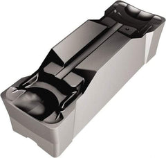 Sandvik Coromant - KN123 GM Grade 3115, 1/4" Cutting Width Carbide Grooving Insert - 22.6mm Max Depth of Cut, Neutral, 0.25mm Corner Radius, TiCN/Al2O3 Finish - Apex Tool & Supply