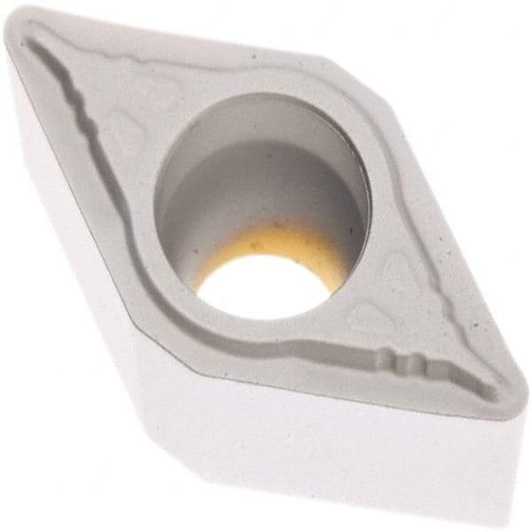 Seco - DCMT32.53 F1 Grade TP1501 Carbide Turning Insert - Al2O3 Finish, 55° Diamond, 3/8" Inscr Circle, 5/32" Thick, 3/64" Corner Radius - Apex Tool & Supply