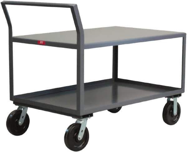 Jamco - 4,800 Lb Capacity, 30" Wide x 48" Long x 30" High Heavy Duty Service Cart - 2 Shelf, Steel - Apex Tool & Supply