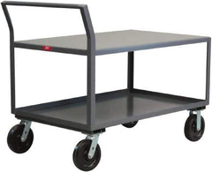 Jamco - 4,800 Lb Capacity, 30" Wide x 48" Long x 30" High Heavy Duty Service Cart - 2 Shelf, Steel - Apex Tool & Supply