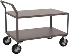 Jamco - 1,200 Lb Capacity, 24" Wide x 36" Long x 31" High Heavy Duty Service Cart - 2 Shelf, Steel - Apex Tool & Supply