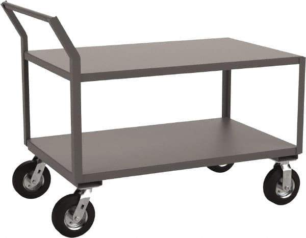 Jamco - 1,200 Lb Capacity, 24" Wide x 30" Long x 31" High Heavy Duty Service Cart - 2 Shelf, Steel - Apex Tool & Supply