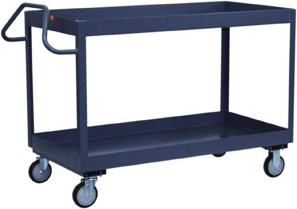 Jamco - 1,200 Lb Capacity, 24" Wide x 36" Long x 35" High Heavy Duty Service Cart - 2 Shelf, Steel - Apex Tool & Supply
