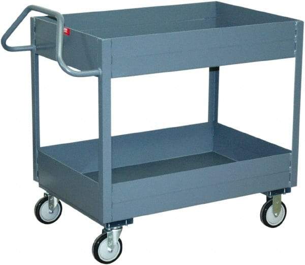 Jamco - 1,200 Lb Capacity, 36" Wide x 18" Long x 39" High Service Cart - 2 Shelf, Steel - Apex Tool & Supply