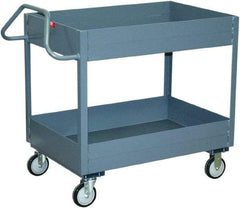 Jamco - 1,200 Lb Capacity, 30" Wide x 18" Long x 39" High Service Cart - 2 Shelf, Steel - Apex Tool & Supply