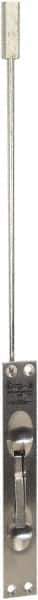 IVES - 12 Inch Long, 1 Inch Wide, Flush Bolt - Brass, Satin Chrome Finish - Apex Tool & Supply