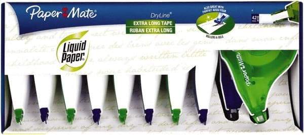 Paper Mate Liquid Paper - 4.2mm x 12 m Correction Tape - Apex Tool & Supply