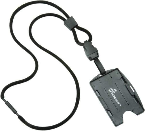 Ability One - Hanging Badge Holder - Black - Apex Tool & Supply