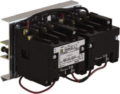 Square D - 3 Pole, 110 Coil VAC at 50 Hz and 120 Coil VAC at 60 Hz, 18 Amp NEMA Contactor - Open Enclosure, 50 Hz at 110 VAC and 60 Hz at 120 VAC - Apex Tool & Supply
