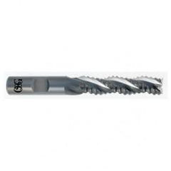 1" Dia. - 5-1/2" OAL - Bright HSS Co- Roughing SE EM - 5 FL - Apex Tool & Supply