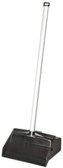 Ability One - Dust Pans & Scoops - LOBBY DUST PAN PLAS HOP W/ALUM HNDL - Apex Tool & Supply