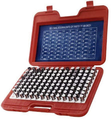 Value Collection - 440 Piece, 0.061-0.5 Inch Diameter Plug and Pin Gage Set - Plus 0.0002 Inch Tolerance, Class ZZ - Apex Tool & Supply