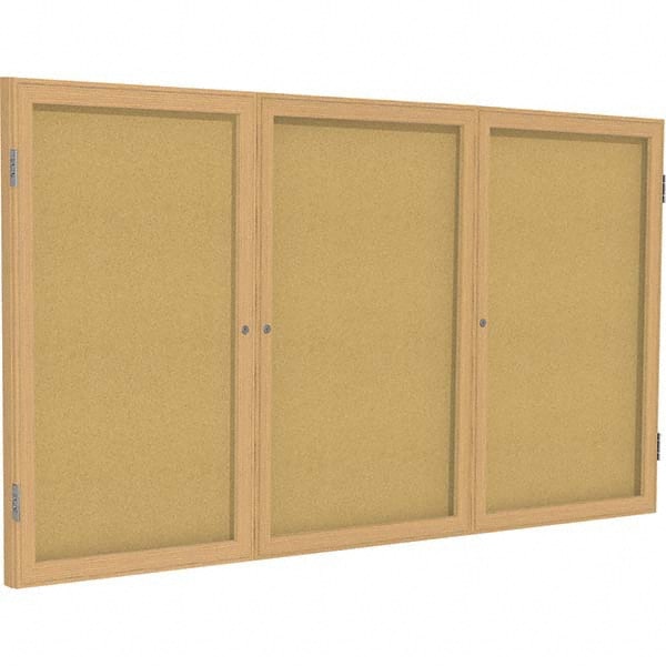 Ghent - Cork Bulletin Boards Style: Enclosed Cork Bulletin Boards Color: Natural Cork - Apex Tool & Supply